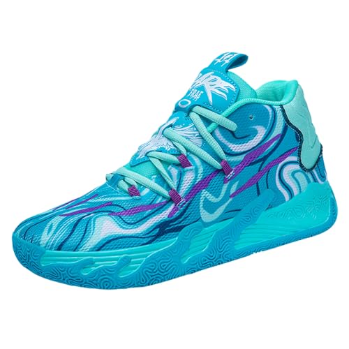 Zapatos de baloncesto de caña alta con cordones para hombre, estilo chino, transpirables, antideslizantes, zapatillas deportivas para exteriores con amortiguación, zapatos de entrenamiento