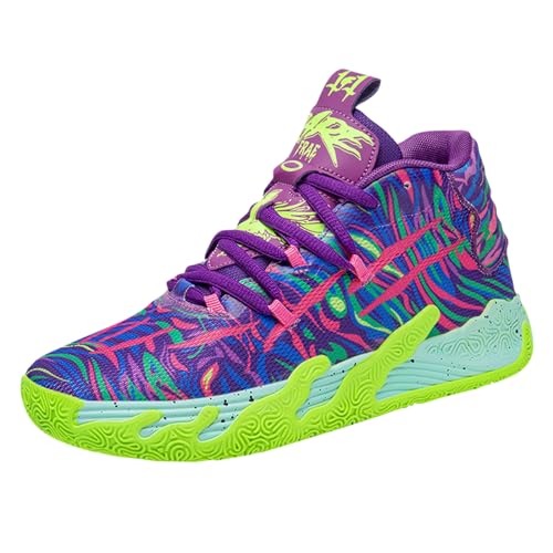 Zapatos de baloncesto de caña alta con cordones para hombre, estilo chino, transpirables, antideslizantes, zapatillas deportivas para exteriores con amortiguación, zapatos de entrenamiento