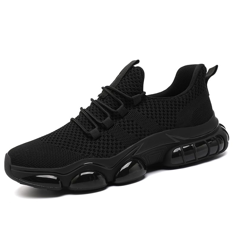 Men's Walking Running Shoes Sneakers Athletic Non Slip On Sports Tennis Fitness Shoes Casual Workout Lightweight Breathable Trainers Gym Fashion Mesh Soft Comfortable Shoe