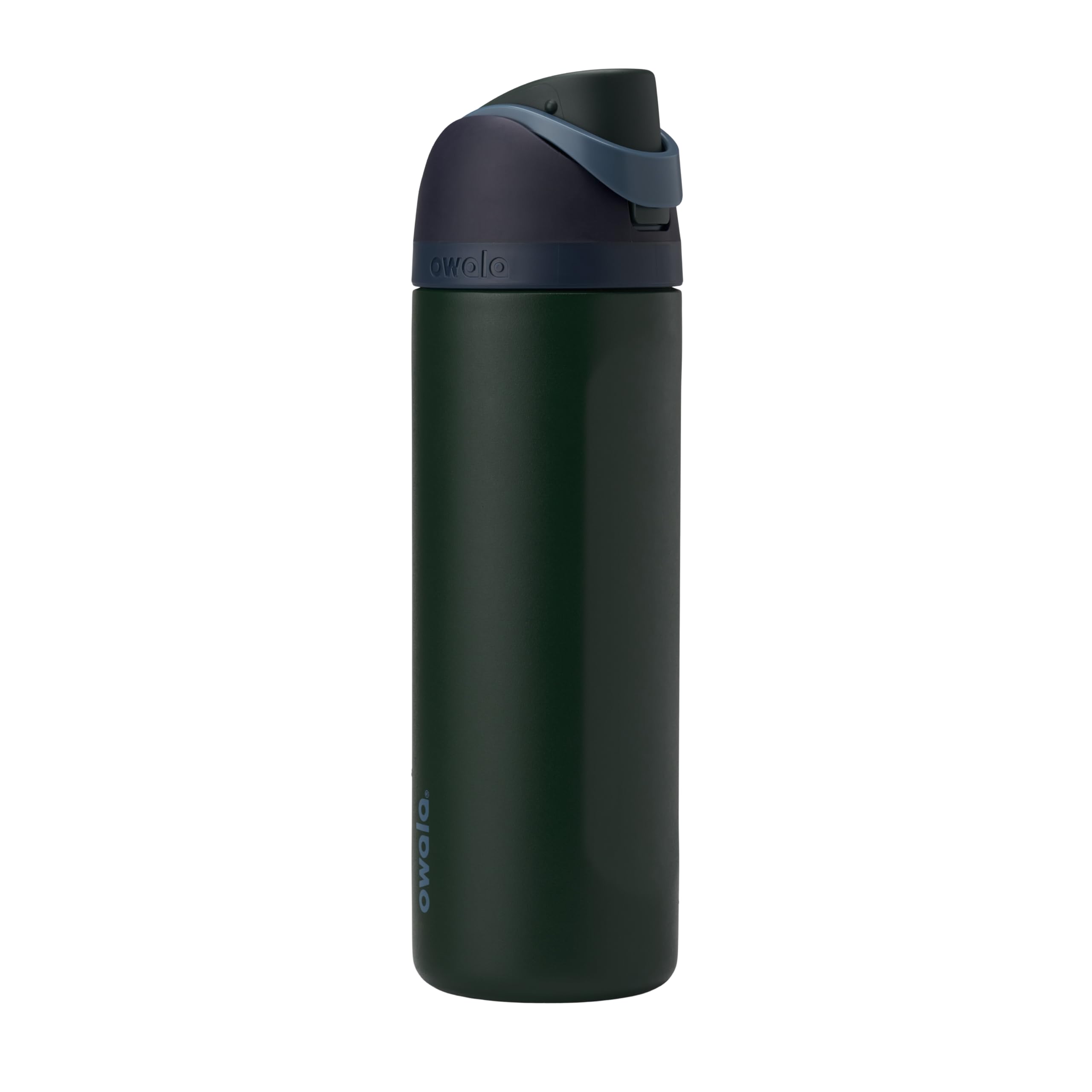 Owala FreeSip - Botella de agua aislada de acero inoxidable con popote para deportes, viajes y escuela, botella de agua deportiva sin BPA, 24 onzas, tropical
