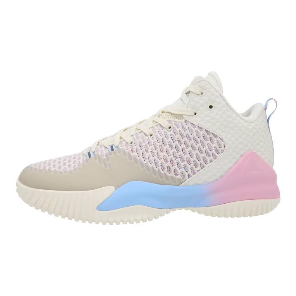 PEAK Zapatillas altas de baloncesto para hombre Lou Williams Streetball Master transpirables para exteriores, con acolchado, zapatillas deportivas para estar en forma