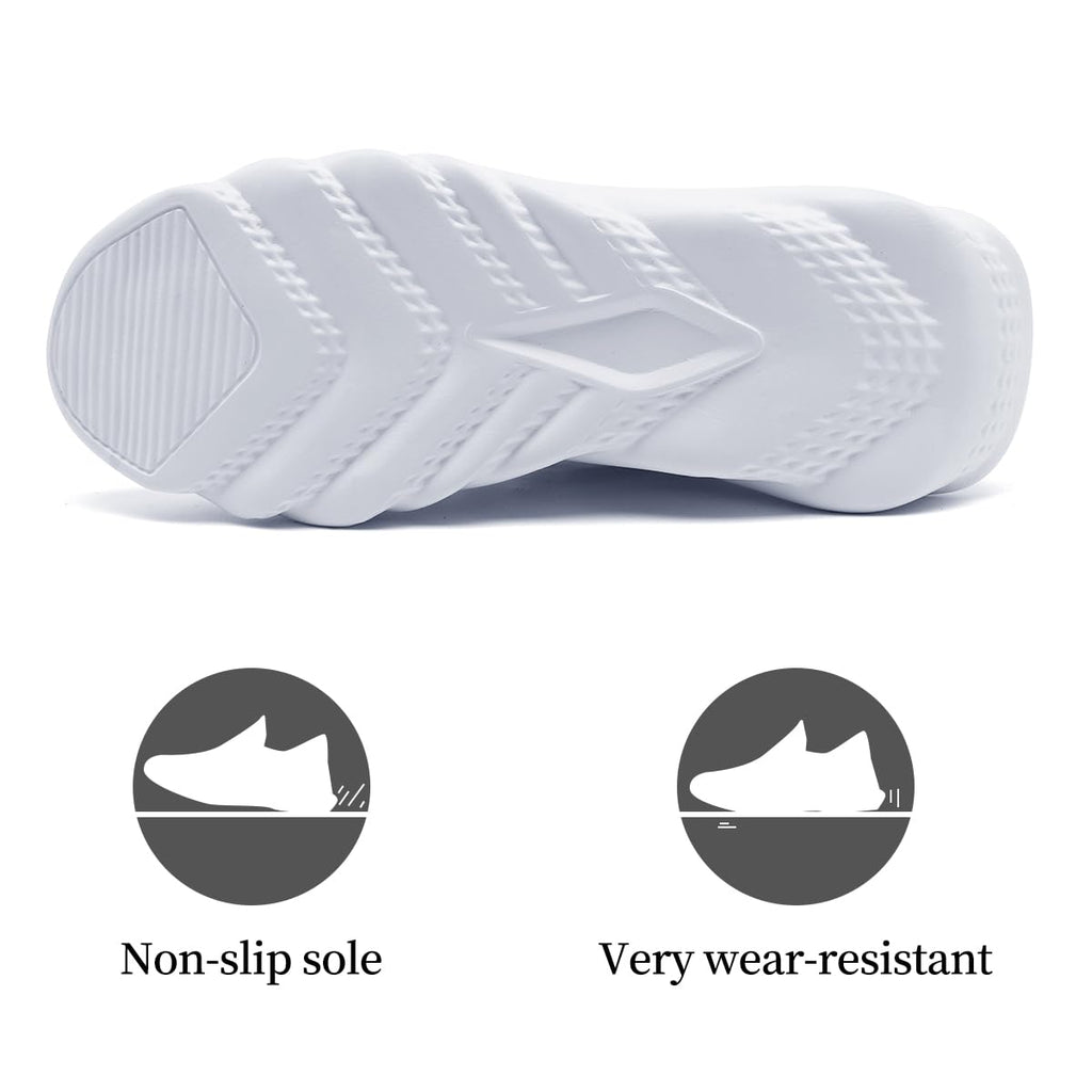 Men's Walking Running Shoes Sneakers Athletic Non Slip On Sports Tennis Fitness Shoes Casual Workout Lightweight Breathable Trainers Gym Fashion Mesh Soft Comfortable Shoe