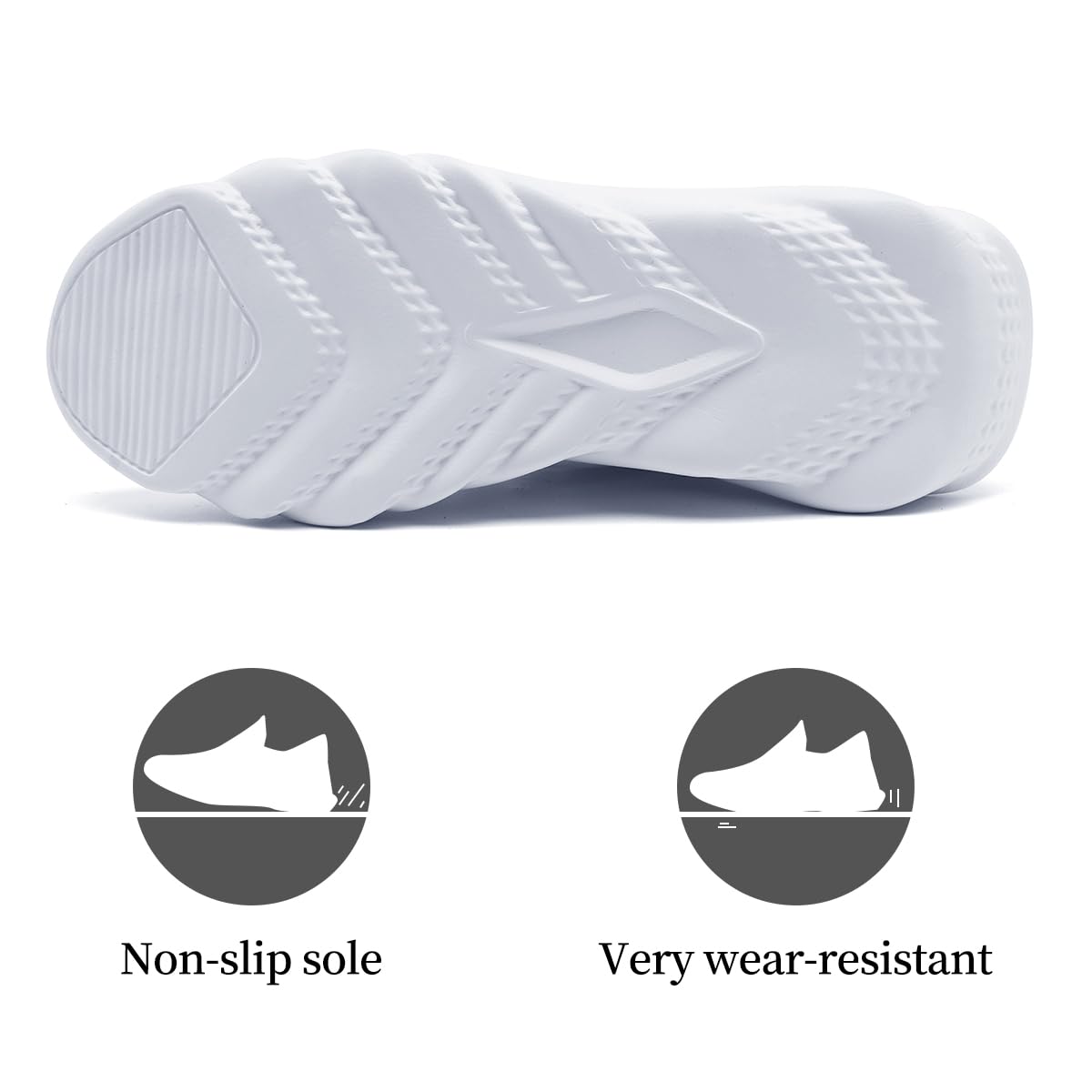 Men's Walking Running Shoes Sneakers Athletic Non Slip On Sports Tennis Fitness Shoes Casual Workout Lightweight Breathable Trainers Gym Fashion Mesh Soft Comfortable Shoe