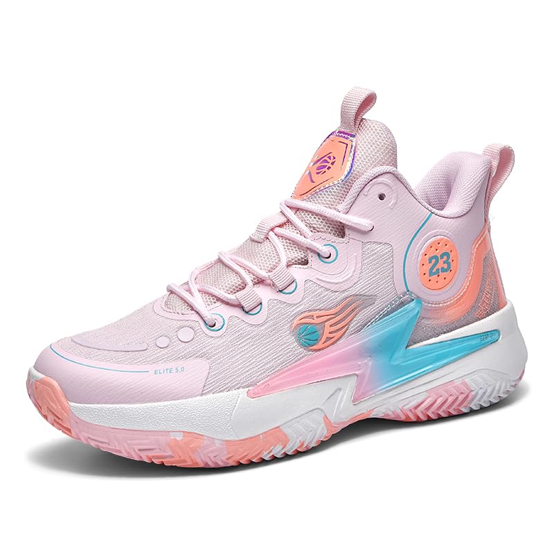 Zapatos de baloncesto para mujer y hombre, transpirables, cómodos, de voleibol, a la moda, antideslizantes, para deportes al aire libre para mujer y hombre