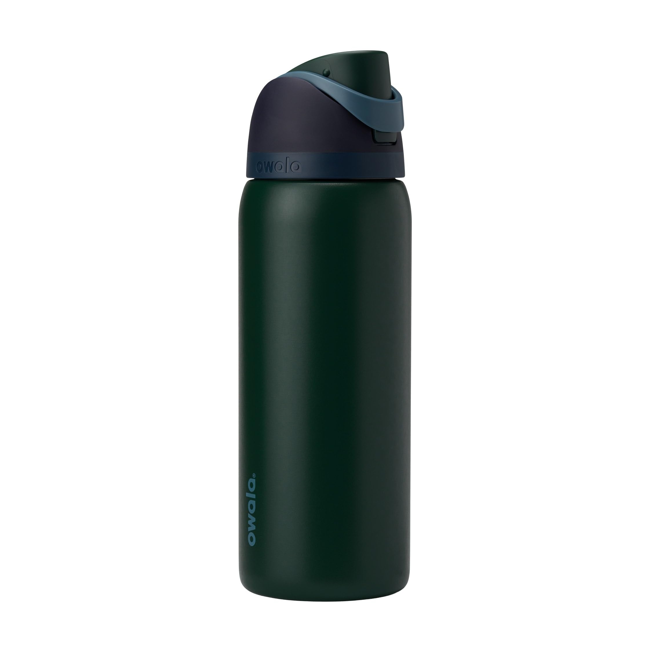 Owala FreeSip - Botella de agua aislada de acero inoxidable con popote para deportes, viajes y escuela, botella de agua deportiva sin BPA, 24 onzas, tropical