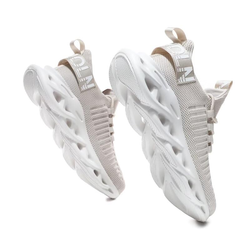 GSLMOLN - Zapatos de deporte para hombre, transpirables, ultra ligeros, casuales, deportivos, de moda, para gimnasio, sin cordones