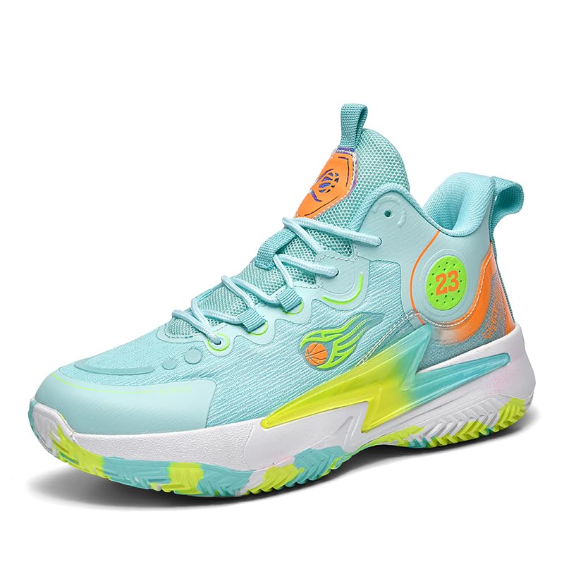 Zapatos de baloncesto para mujer y hombre, transpirables, cómodos, de voleibol, a la moda, antideslizantes, para deportes al aire libre para mujer y hombre