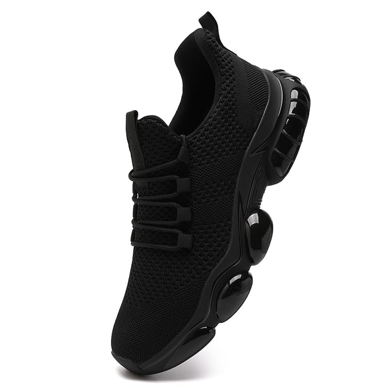 Men's Walking Running Shoes Sneakers Athletic Non Slip On Sports Tennis Fitness Shoes Casual Workout Lightweight Breathable Trainers Gym Fashion Mesh Soft Comfortable Shoe