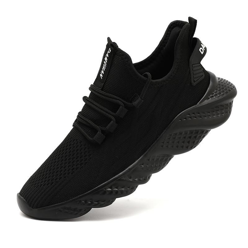 Men's Walking Running Shoes Sneakers Athletic Non Slip On Sports Tennis Fitness Shoes Casual Workout Lightweight Breathable Trainers Gym Fashion Mesh Soft Comfortable Shoe