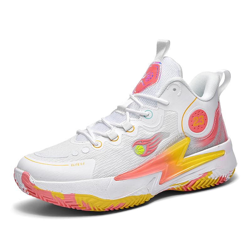 Zapatos de baloncesto para mujer y hombre, transpirables, cómodos, de voleibol, a la moda, antideslizantes, para deportes al aire libre para mujer y hombre
