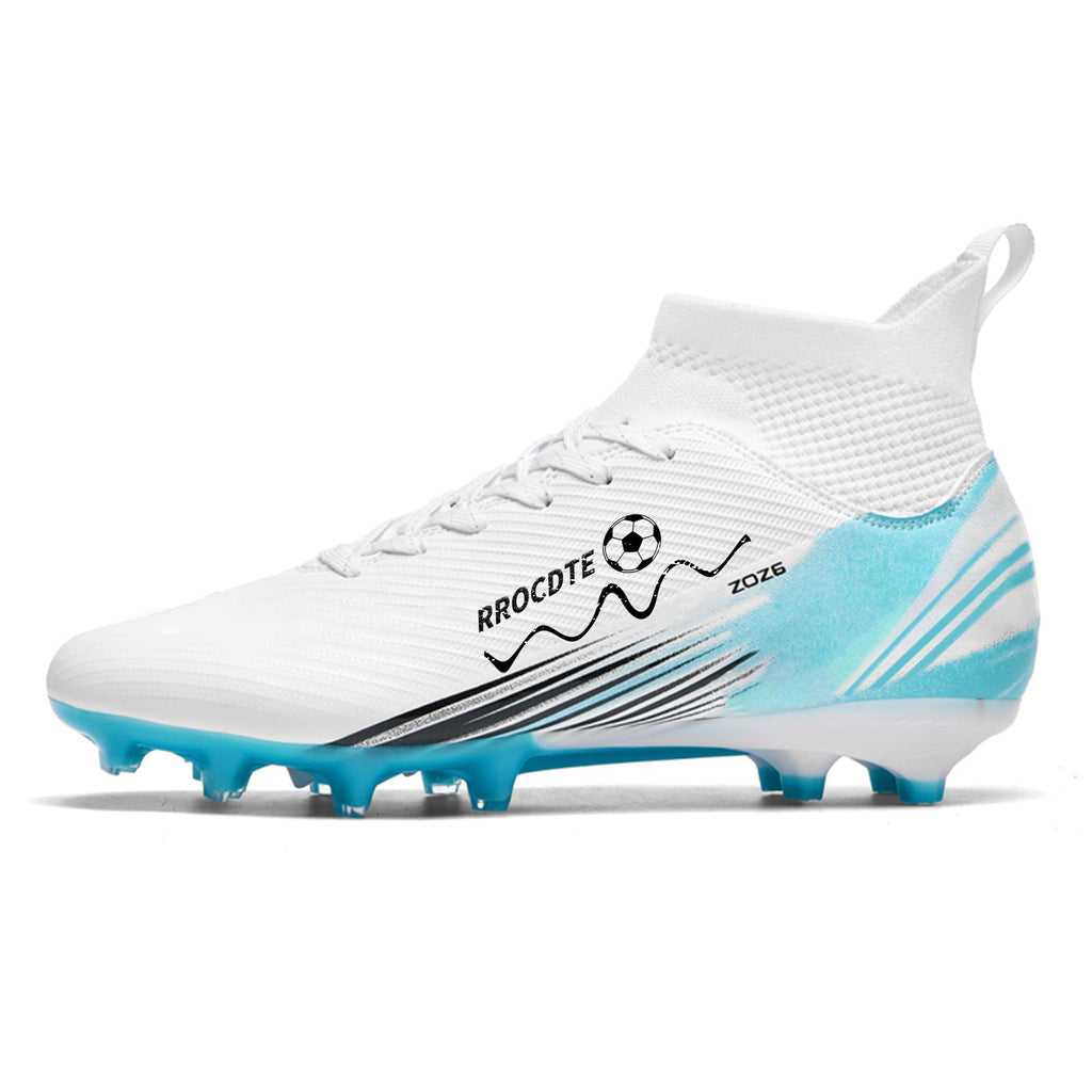 Zapatos de fútbol para hombre y mujer de caña alta AG Long Spikes Students Game Sports Training Football Cleats