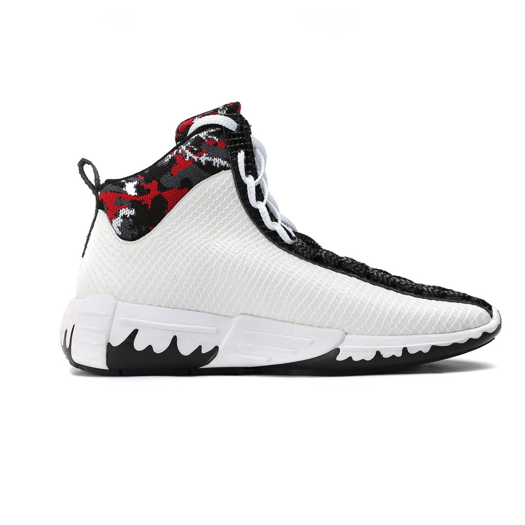 Zapatillas altas de baloncesto para hombre y mujer, con cordones únicos, ligeras, antideslizantes, para exteriores