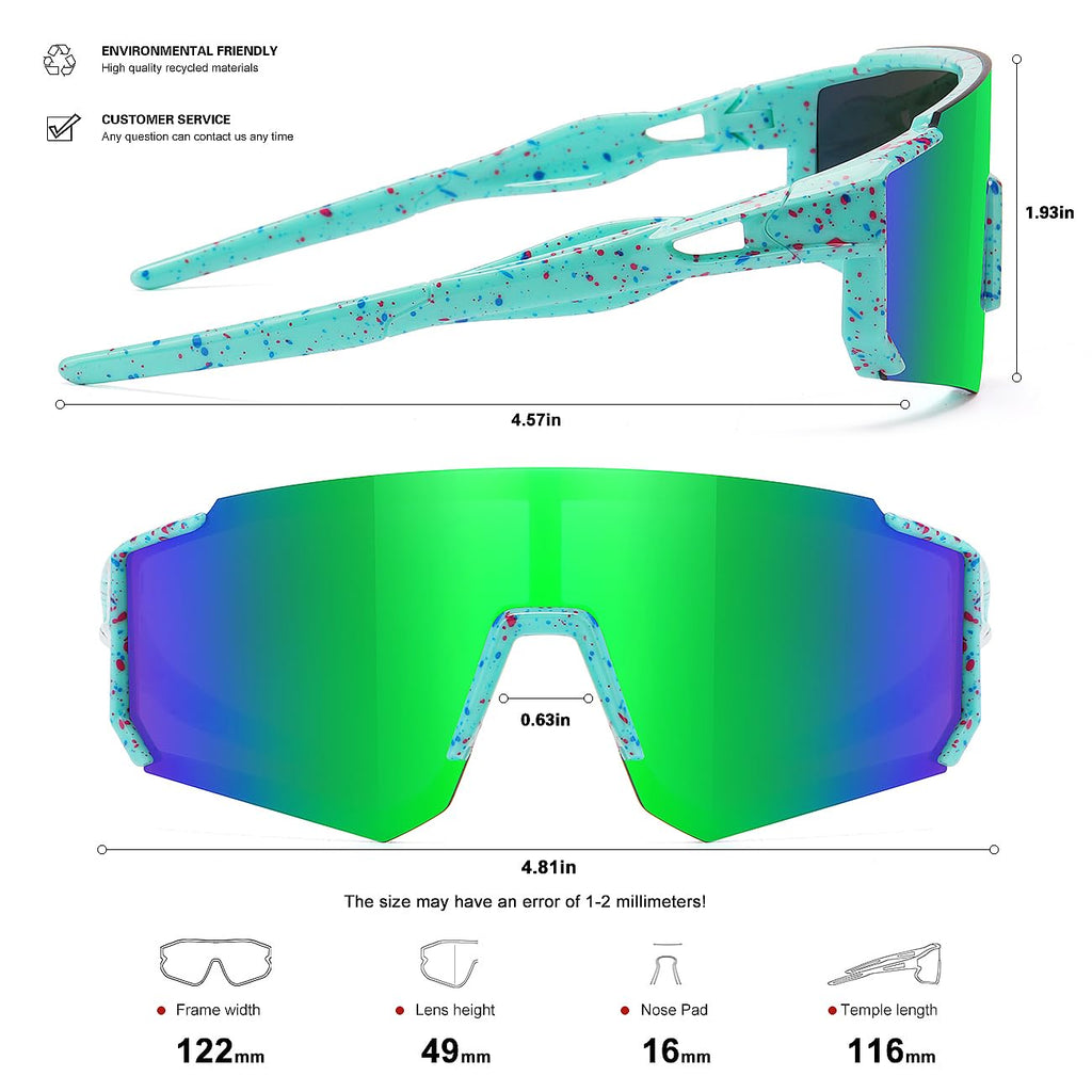 Kids Sunglasses Youth Baseball Sunglasses for Boys Girls Softball Sports Sun Glasses UV Protection