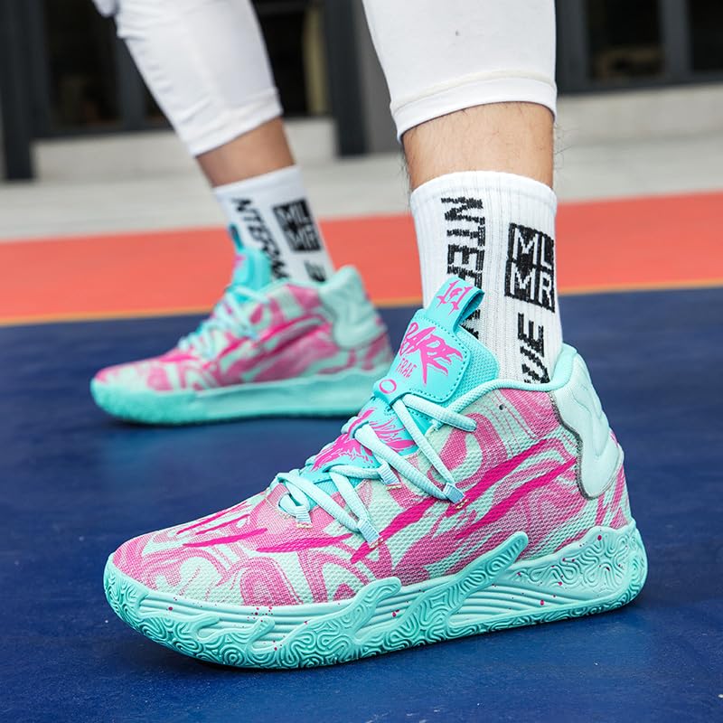 Zapatos de baloncesto para mujer y hombre, transpirables, de moda, coloridos, de alta calidad, antideslizantes, para exteriores, tenis deportivos para mujer y hombre, entrenamiento atlético