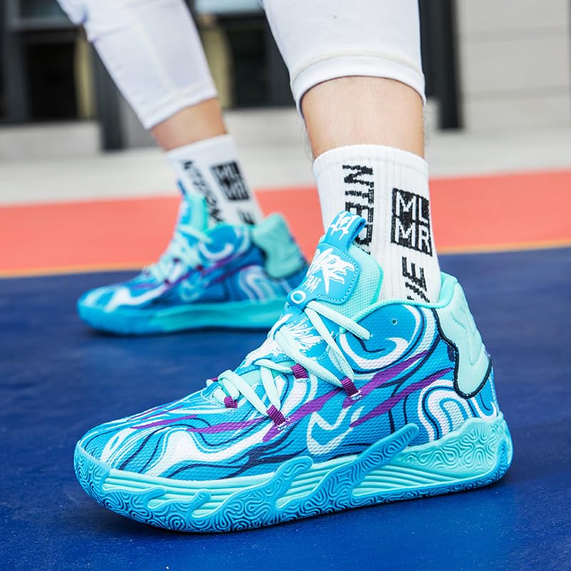 Zapatos de baloncesto para mujer y hombre, transpirables, de moda, coloridos, de alta calidad, antideslizantes, para exteriores, tenis deportivos para mujer y hombre, entrenamiento atlético