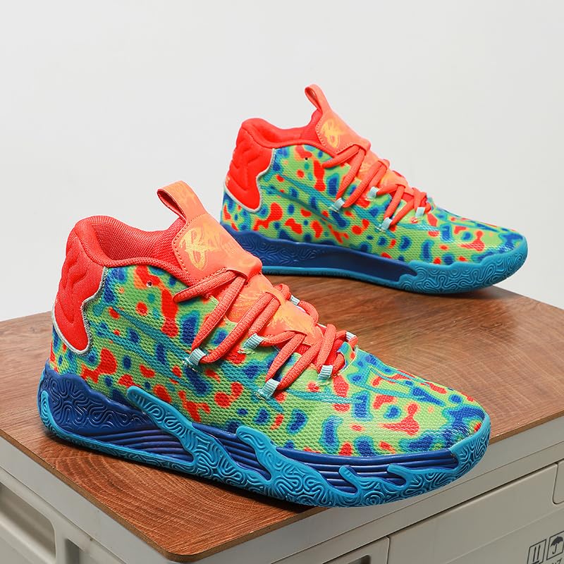 Zapatos de baloncesto para mujer y hombre, transpirables, de moda, coloridos, de alta calidad, antideslizantes, para exteriores, tenis deportivos para mujer y hombre, entrenamiento atlético