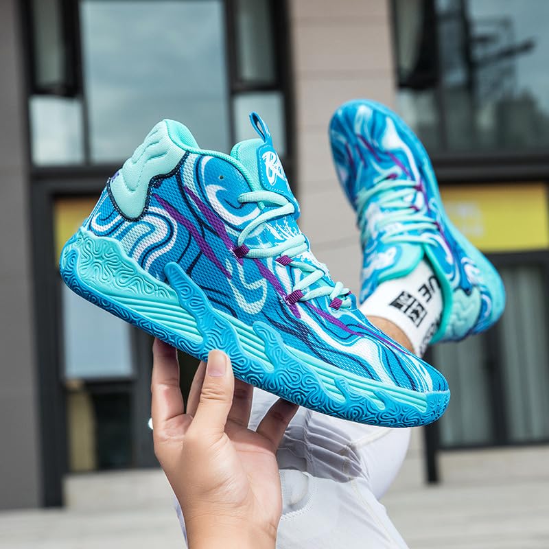 Zapatos de baloncesto para mujer y hombre, transpirables, de moda, coloridos, de alta calidad, antideslizantes, para exteriores, tenis deportivos para mujer y hombre, entrenamiento atlético