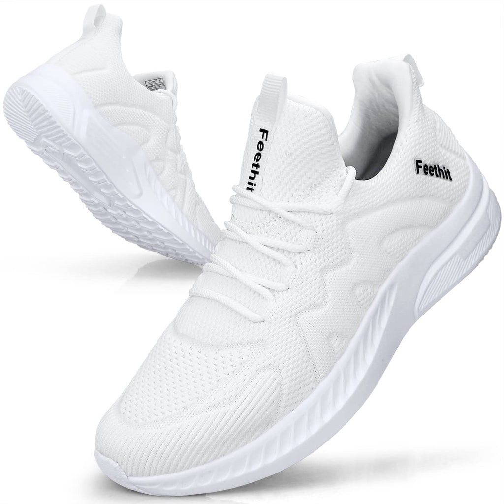 Feethit - Tenis para hombre antideslizantes, ligeros, transpirables, estilo slip-on, para caminar, correr y gimnasio