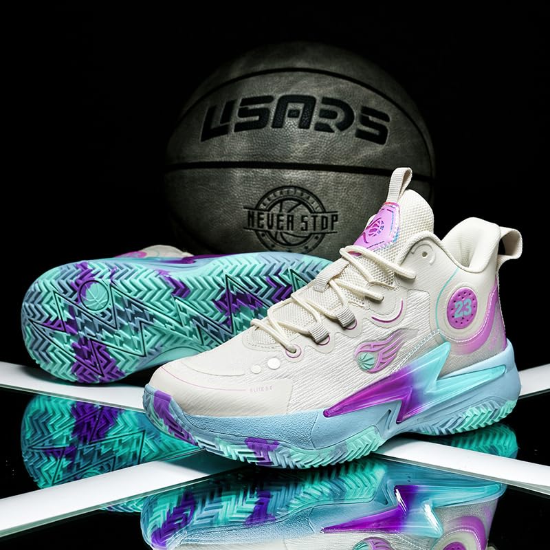 Zapatos de baloncesto para mujer y hombre, transpirables, cómodos, de voleibol, a la moda, antideslizantes, para deportes al aire libre para mujer y hombre