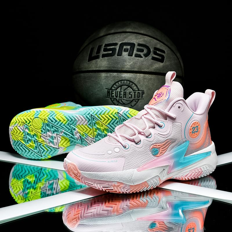 Zapatos de baloncesto para mujer y hombre, transpirables, cómodos, de voleibol, a la moda, antideslizantes, para deportes al aire libre para mujer y hombre