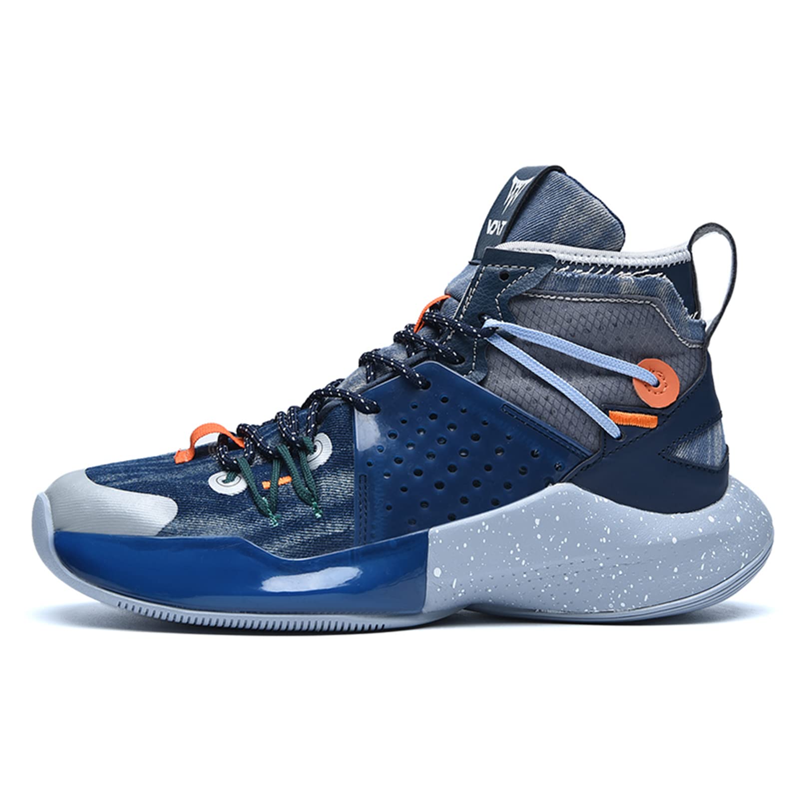 Zapatillas de baloncesto de caña alta para hombre, deportivas, de moda, antideslizantes, para correr y entrenamiento
