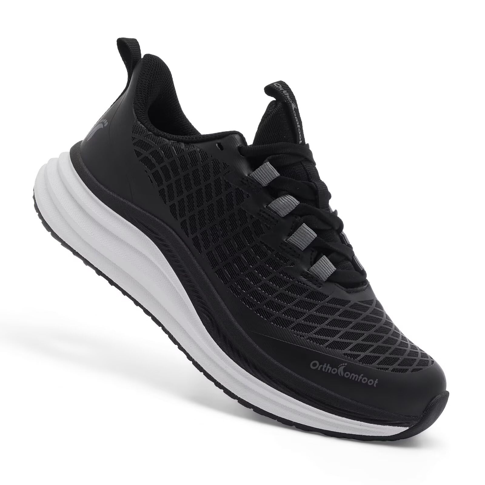 Zapatos ortopédicos para correr en carretera: cómodos y casuales con soporte de arco para fascitis plantar, zapatillas ortopédicas de moda, pies planos, tenis casuales al aire libre, zapatos de