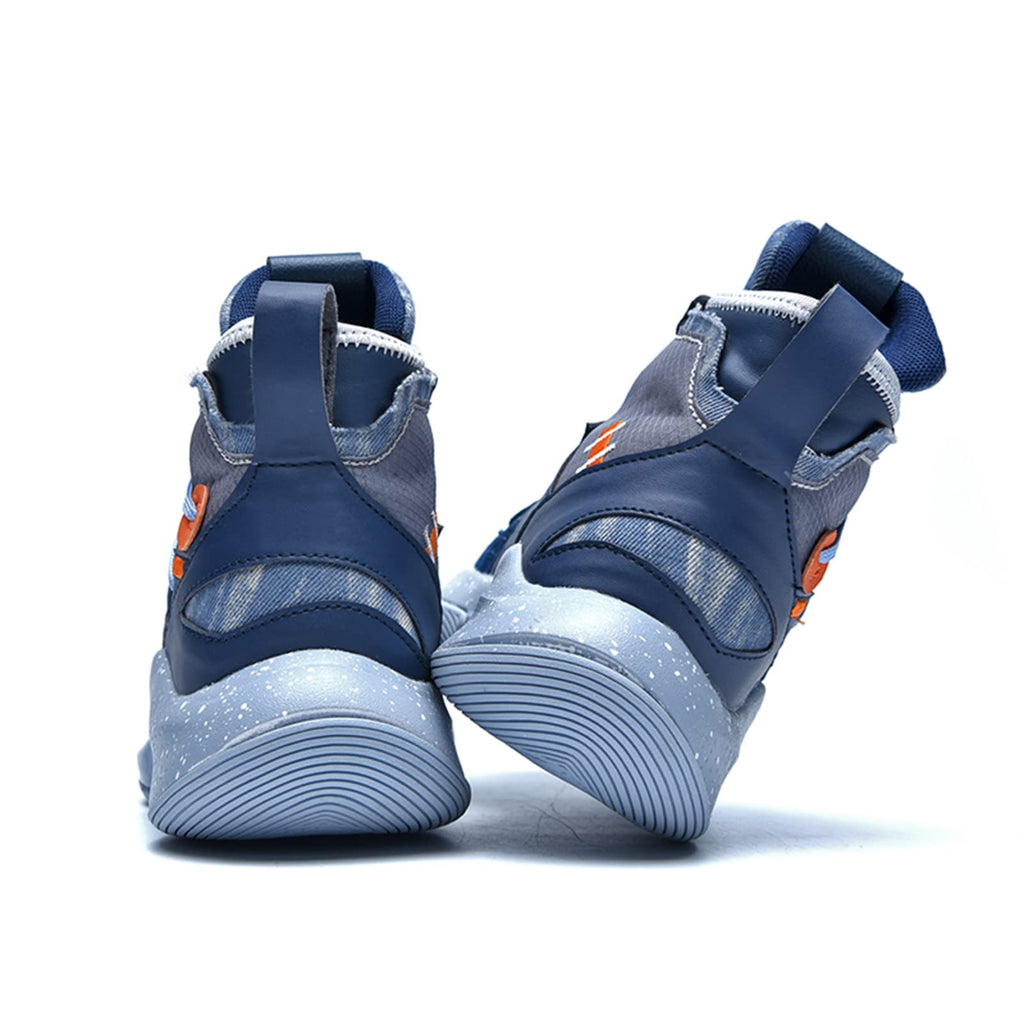 Zapatillas de baloncesto de caña alta para hombre, deportivas, de moda, antideslizantes, para correr y entrenamiento