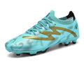 Tacos FG Unisex de Entrenamiento Atlético Antideslizantes con Tacos Largos de Caña Alta, Zapatos de Fútbol Soccer para Jóvenes
