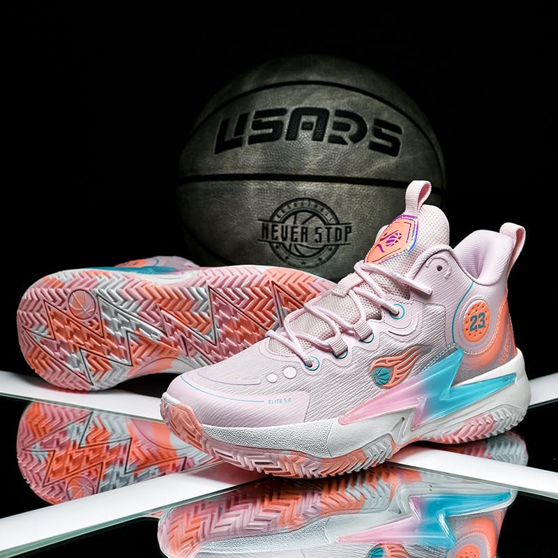 Zapatos de baloncesto para mujer y hombre, transpirables, cómodos, de voleibol, a la moda, antideslizantes, para deportes al aire libre para mujer y hombre