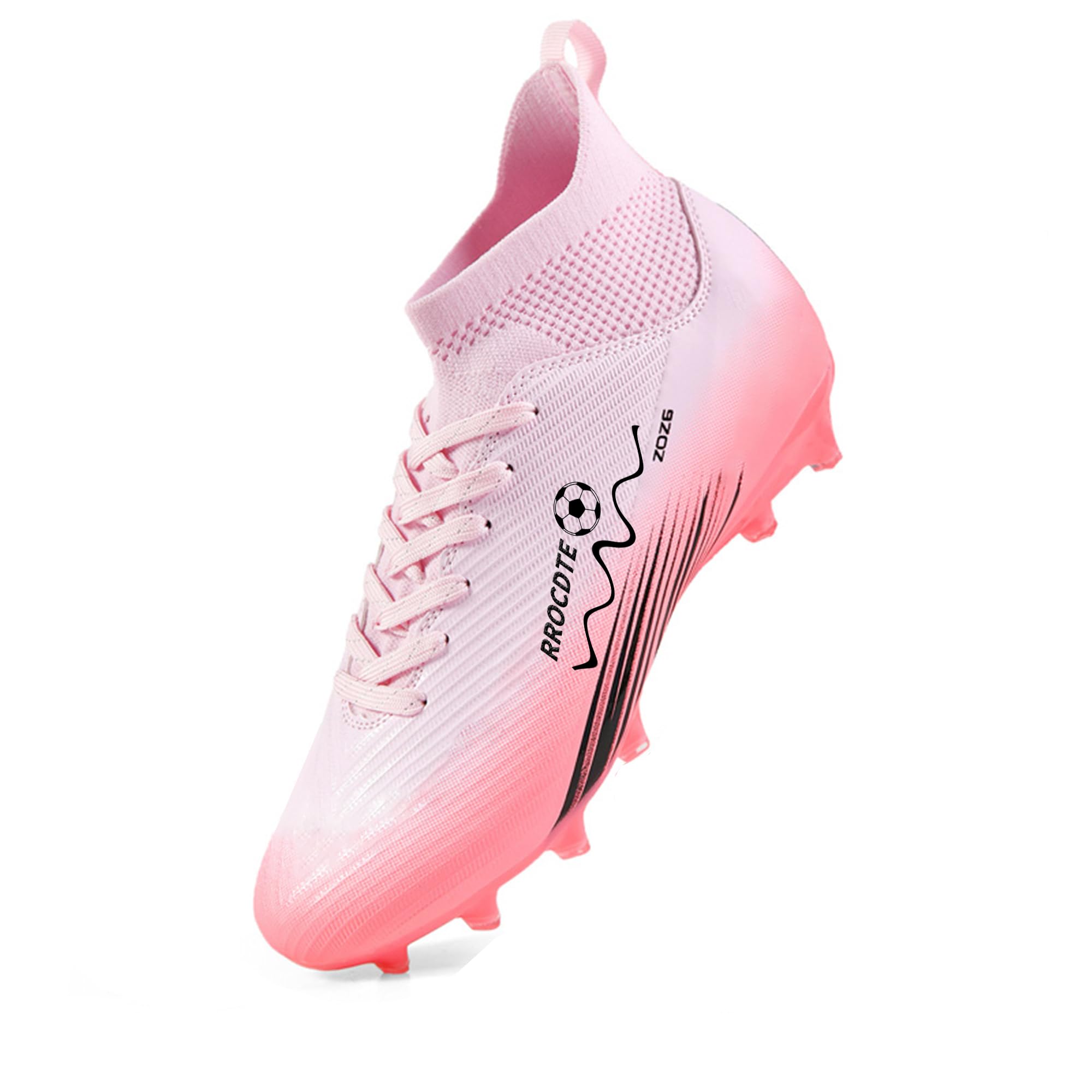Zapatos de fútbol para hombre y mujer de caña alta AG Long Spikes Students Game Sports Training Football Cleats