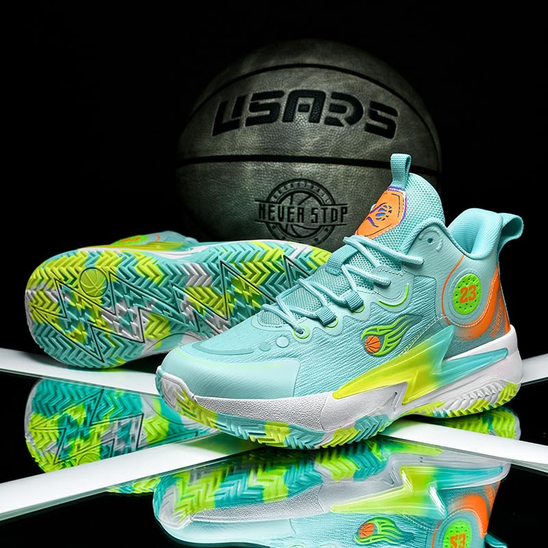 Zapatos de baloncesto para mujer y hombre, transpirables, cómodos, de voleibol, a la moda, antideslizantes, para deportes al aire libre para mujer y hombre