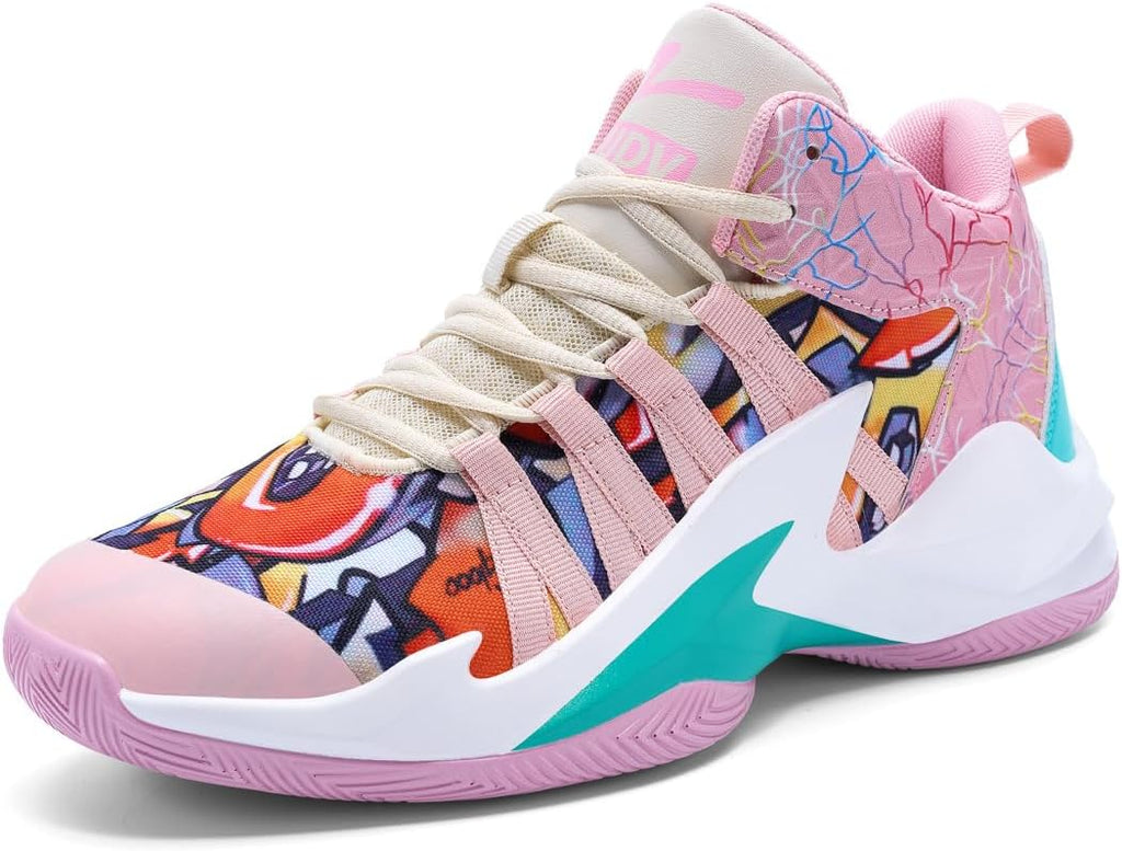 Zapatos de baloncesto para hombre y mujer, ultra ligeros, a la moda, antideslizantes, para Streetball Master, transpirables, para exteriores, zapatos acolchados para fitness