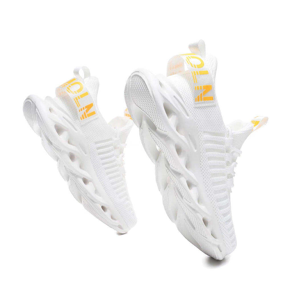 GSLMOLN - Zapatos de deporte para hombre, transpirables, ultra ligeros, casuales, deportivos, de moda, para gimnasio, sin cordones