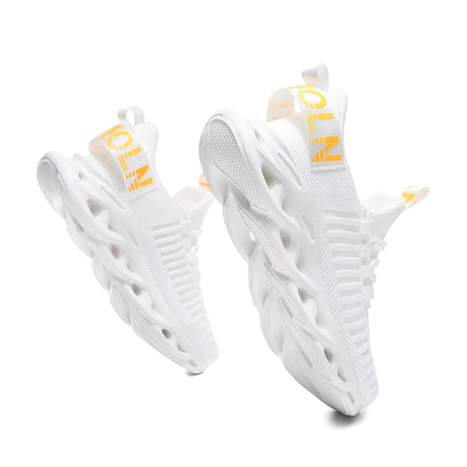 GSLMOLN - Zapatos de deporte para hombre, transpirables, ultra ligeros, casuales, deportivos, de moda, para gimnasio, sin cordones