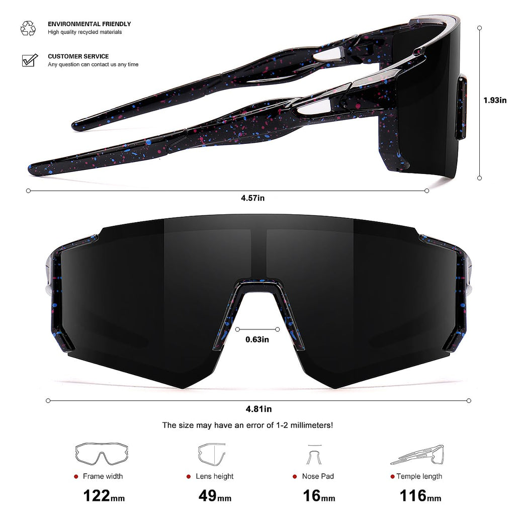 Kids Sunglasses Youth Baseball Sunglasses for Boys Girls Softball Sports Sun Glasses UV Protection