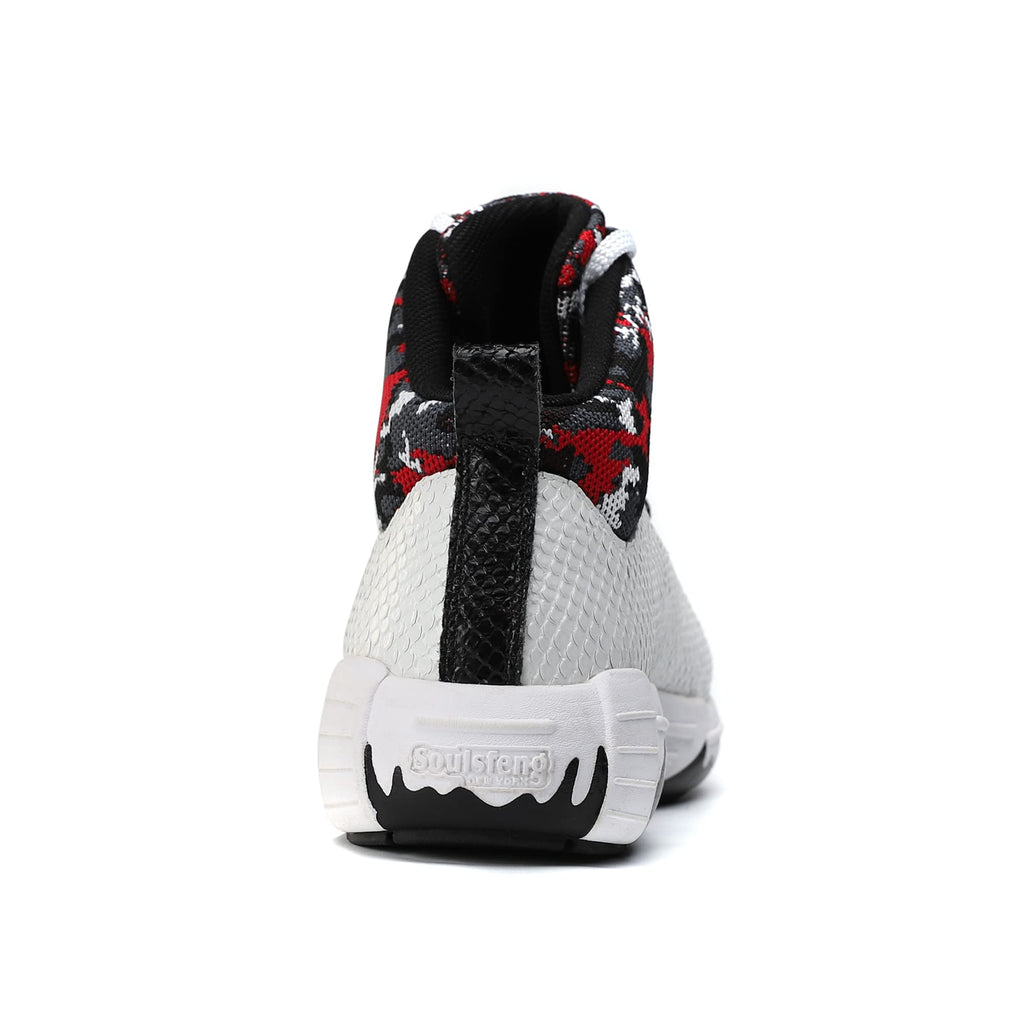 Zapatillas altas de baloncesto para hombre y mujer, con cordones únicos, ligeras, antideslizantes, para exteriores