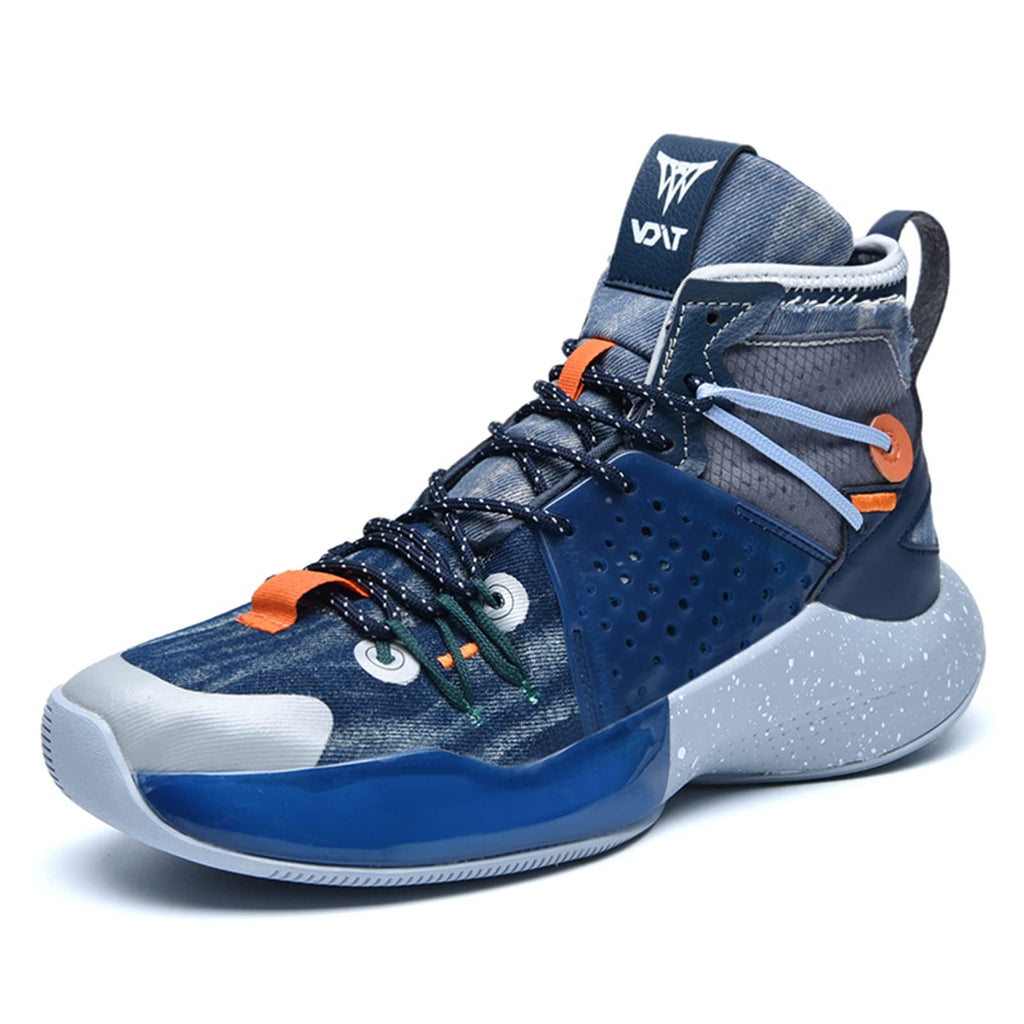 Zapatillas de baloncesto de caña alta para hombre, deportivas, de moda, antideslizantes, para correr y entrenamiento