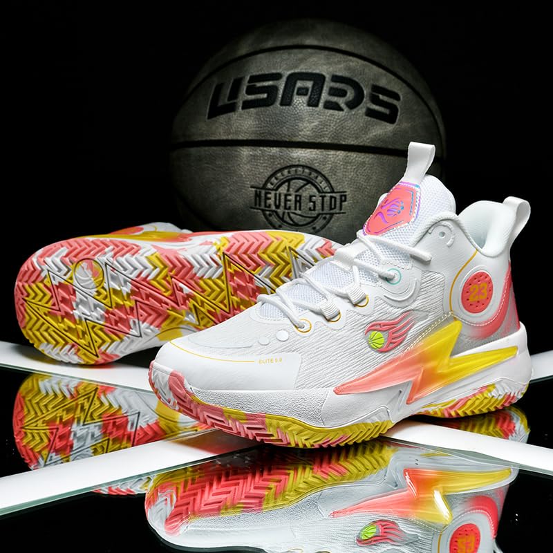 Zapatos de baloncesto para mujer y hombre, transpirables, cómodos, de voleibol, a la moda, antideslizantes, para deportes al aire libre para mujer y hombre