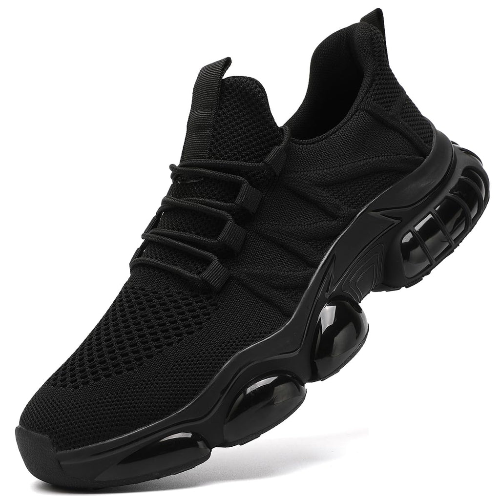 Men's Walking Running Shoes Sneakers Athletic Non Slip On Sports Tennis Fitness Shoes Casual Workout Lightweight Breathable Trainers Gym Fashion Mesh Soft Comfortable Shoe