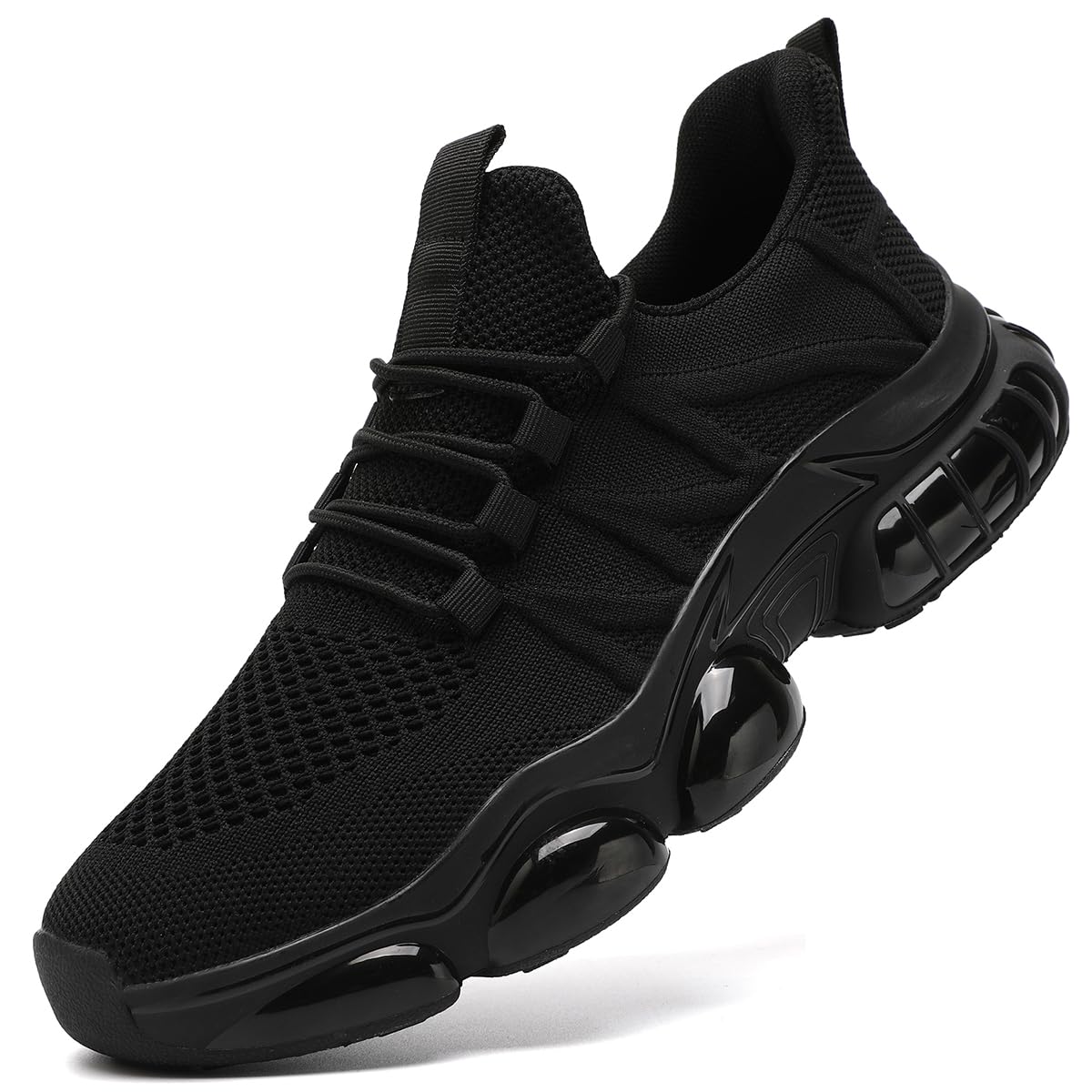 Men's Walking Running Shoes Sneakers Athletic Non Slip On Sports Tennis Fitness Shoes Casual Workout Lightweight Breathable Trainers Gym Fashion Mesh Soft Comfortable Shoe
