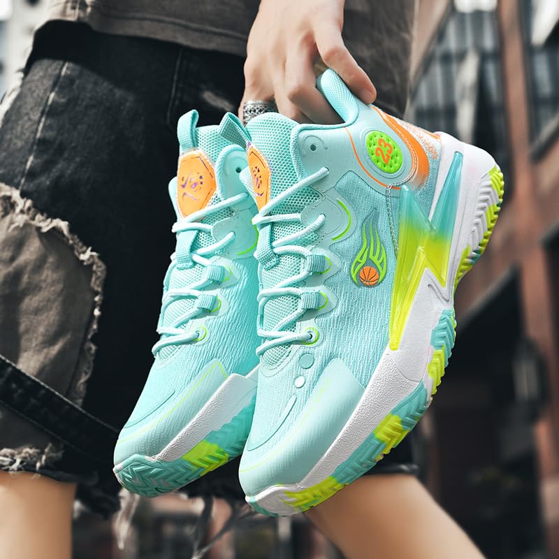 Zapatos de baloncesto para mujer y hombre, transpirables, cómodos, de voleibol, a la moda, antideslizantes, para deportes al aire libre para mujer y hombre