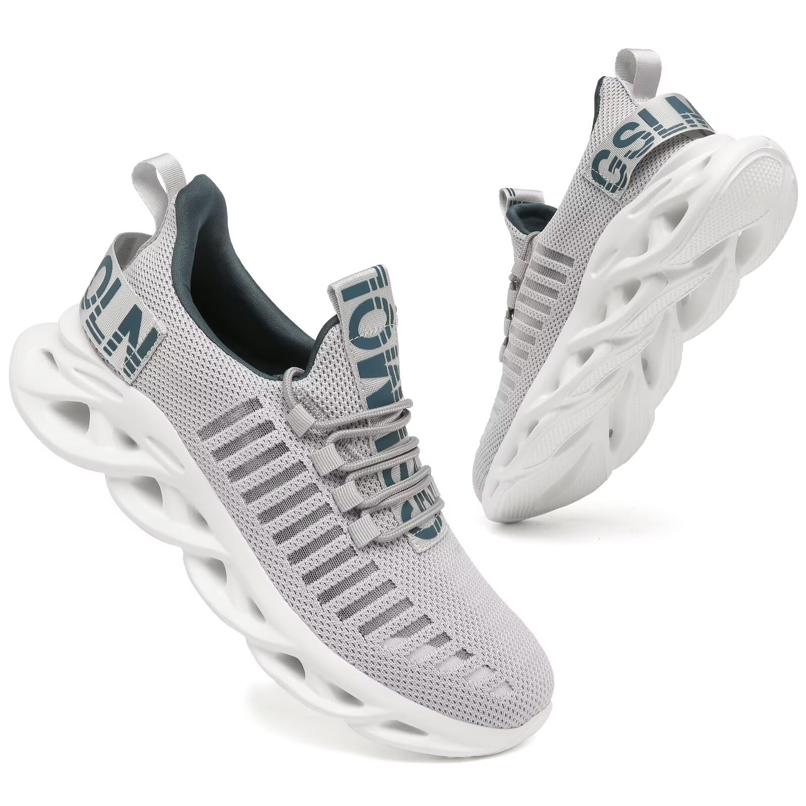 GSLMOLN Zapatos casuales para caminar para hombre, antideslizantes, transpirables, cómodos, para trabajo, gimnasio, correr, tenis, entrenamiento cruzado