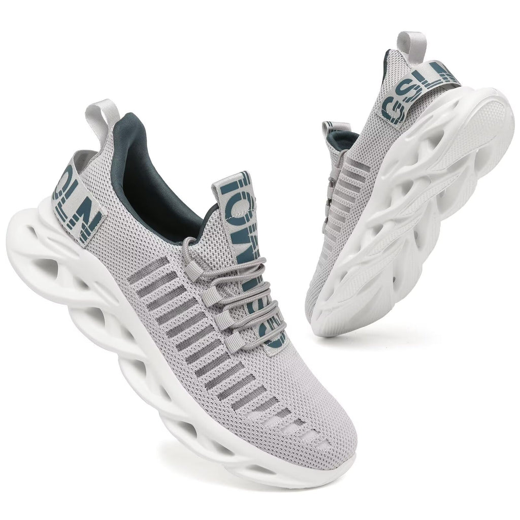 GSLMOLN Zapatos casuales para caminar para hombre, antideslizantes, transpirables, cómodos, para trabajo, gimnasio, correr, tenis, entrenamiento cruzado