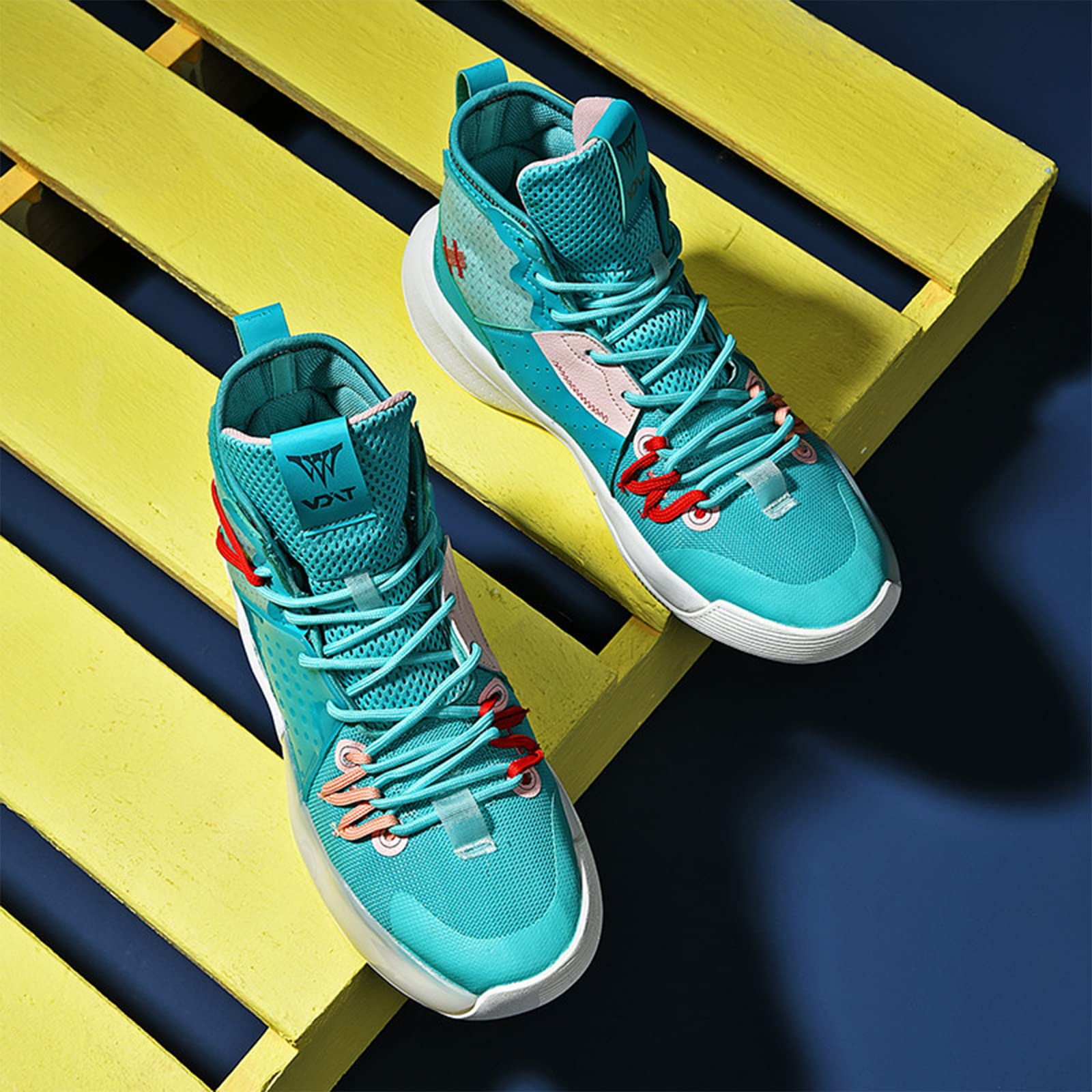 Zapatillas de baloncesto de caña alta para hombre, deportivas, de moda, antideslizantes, para correr y entrenamiento