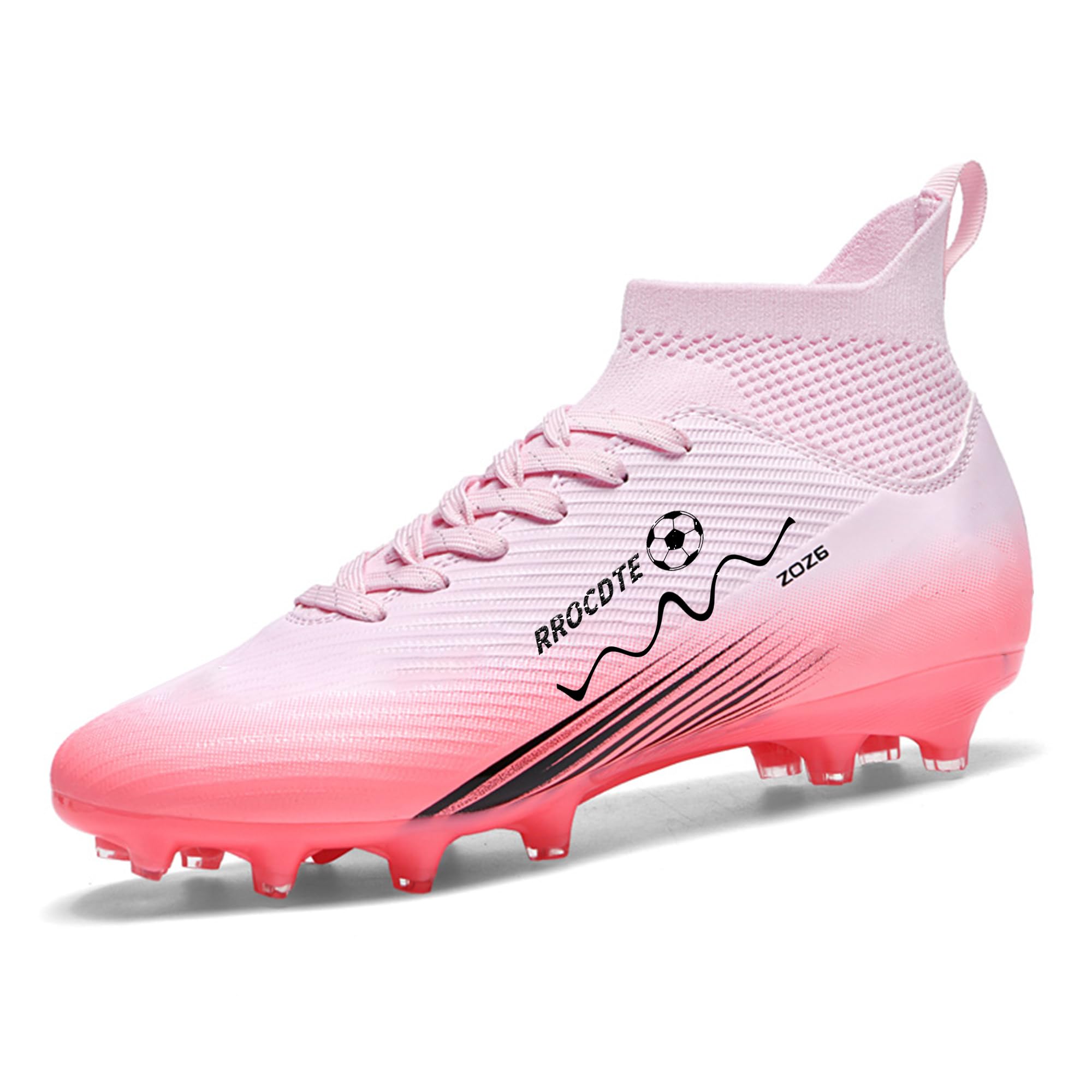 Zapatos de fútbol para hombre y mujer de caña alta AG Long Spikes Students Game Sports Training Football Cleats