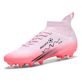 Zapatos de fútbol para hombre y mujer de caña alta AG Long Spikes Students Game Sports Training Football Cleats