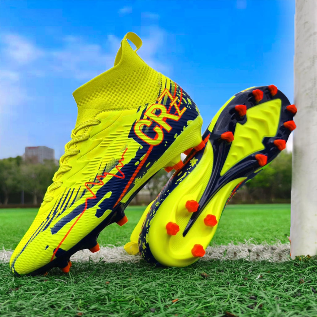 Tacos de fútbol para hombres, mujeres, césped interior, zapatos de fútbol para jóvenes, AG, TF, entrenamiento, botas de fútbol unisex