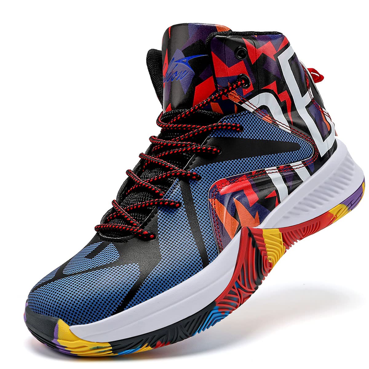 ASHION Zapatos de baloncesto ligeros para hombre