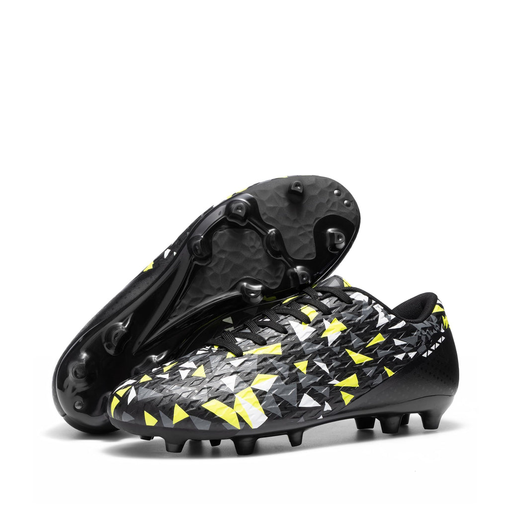 DREAM PAIRS Zapatos de fútbol para hombre, zapatos de fútbol para adultos, con cordones, firmes, atléticos, para entrenamiento al aire libre, zapatos de fútbol