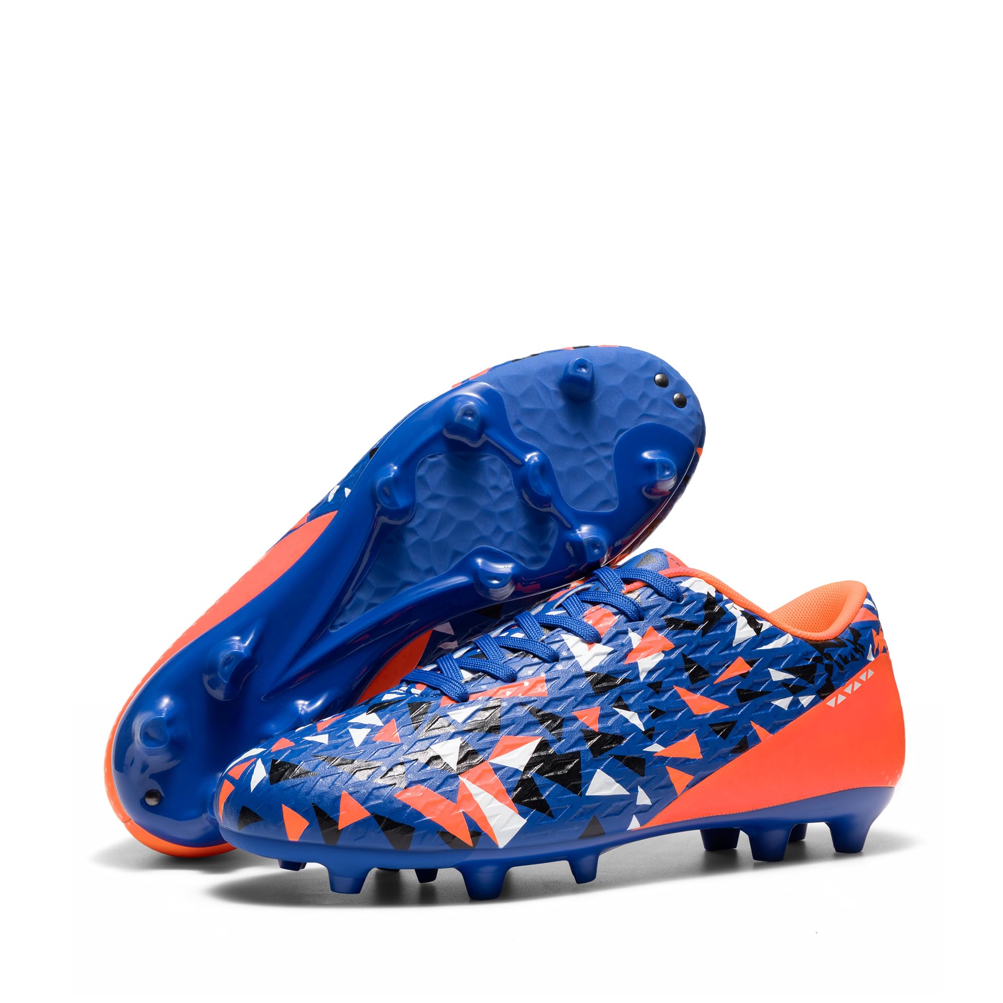 DREAM PAIRS Zapatos de fútbol para hombre, zapatos de fútbol para adultos, con cordones, firmes, atléticos, para entrenamiento al aire libre, zapatos de fútbol